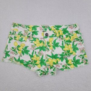 Victoria's Secret London Jean Boyfriend Short Lemons Womens‎ 6 Measures 31 x 2